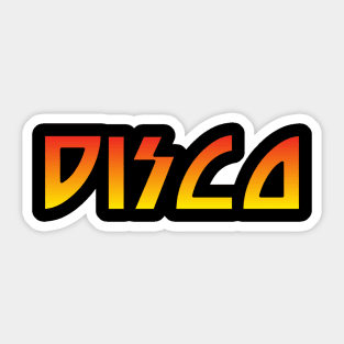 disco kiss Sticker